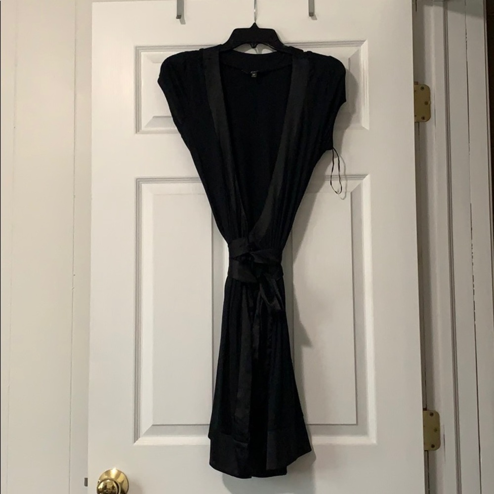 EXPRESS BLACK WRAP DRESS
